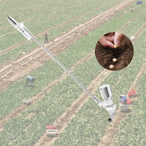 Row Seeder Planter Tool Hand Held Gardening Supplies Corn Beans Peas Sowing Tool - Picture 1 of 15