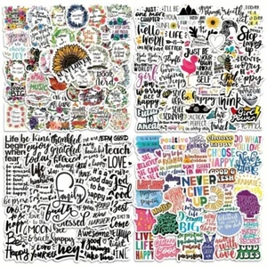 25PCS Motivational Positive Inspiration Cute Fun Saying Stickers Size Small - Picture 1 of 4