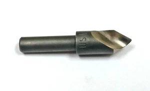3/8" (.375") 1-Flute HSS Countersink 60 Degree Shank 1/4" MF110918244 - Picture 1 of 1