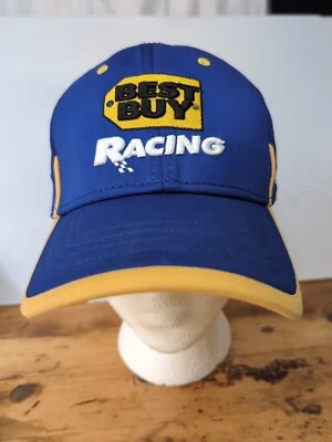 Best Buy Racing NASCAR A-Flex Medium To Large #17 Ball Cap Hat Blue Gold Fitted - Image 1 of 4