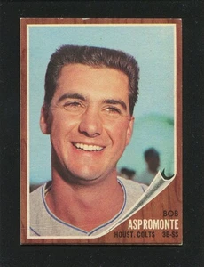 #248 BOB ASPROMONTE, Colt .45s - 1962 Topps: VG-EX, light crease 220832e - Picture 1 of 3
