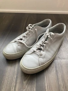 Common Projects Men's White Achilles Low Sneakers 1528-0506 Size EU 42 US 8.5 - Picture 1 of 7