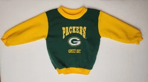 Vintage Green Bay Packers NFL 90s Sweatshirt Youth Toddler Size 2T - Picture 1 of 6