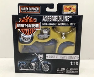 Maisto Harley-Davidson Assemblyline 1953 FL Hydra Glide Motorcycle Model SEALED - Picture 1 of 4