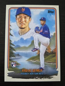 2023 Topps x Bob Ross: The Joy of Baseball #BT-8 Kodai Senga Budding Talents - Foto 1 di 2