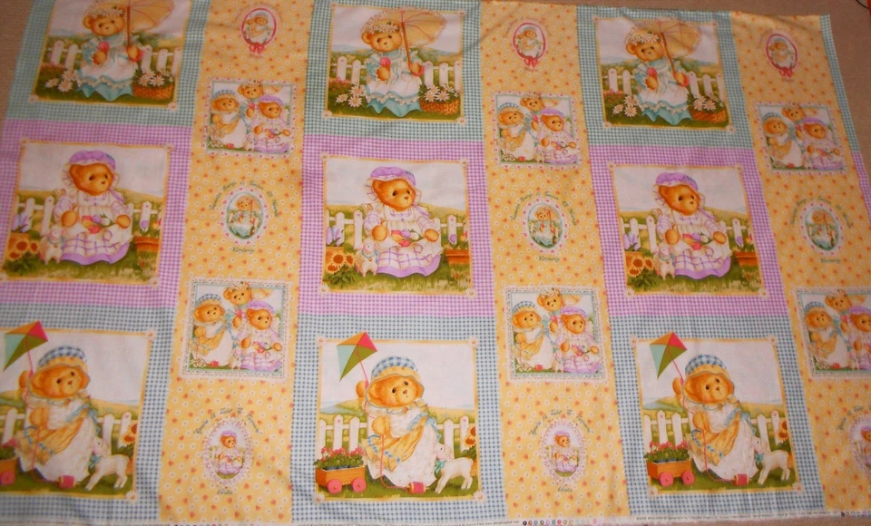 Paneles de almohada de 2 yardas Daisy Kingdom tela apreciados peluches estaciones #1272-45"w Foto 1 de 1