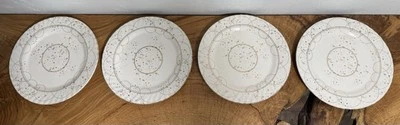 Lote de 4 platos de cena Anthropologie Celine diseño celestial raro y difícil de encontrar Foto 1 de 4