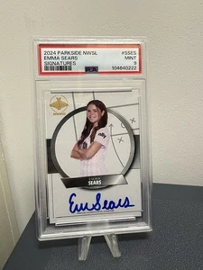 PSA 9 Emma Sears 2024 Parkside NWSL Vol 2 Signature Series/399 Auto RC Pop 5 - Imagen 1 de 2