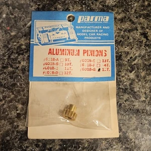 Vintage Parma International RC Part #6018-G #15 Aluminum Pinion Gear NOS - Picture 1 of 8