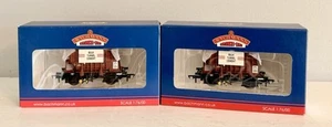 BACHMANN 2x 38-260 OO GAUGE BR PRESFLO 20T BULK TUNNEL CEMENT WAGONS MIB! - Picture 1 of 2