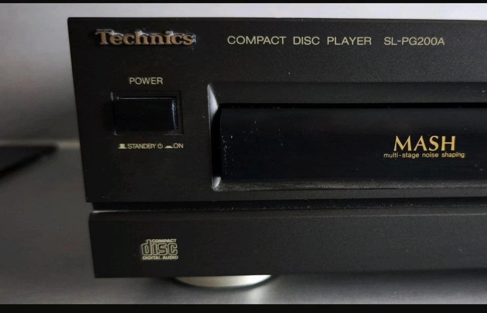 TECHNICS CD Player SL-PG 200A Disc Spieler inkl. orig Fernbedienung MASH Wandler - Bild 1 von 4