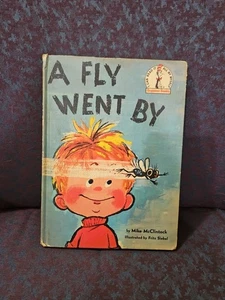 A Fly Went By 1958 Book Club Edition Dr. Seuss Beginner Reader Mike McClintock - Picture 1 of 12