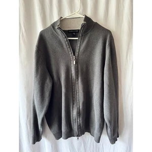 Structure Full Zip Mock Neck Sweater Jacket, Size XL - Picture 1 of 9
