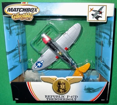 2003 Matchbox Collectibles Diecast WW2 Republic P-47 Thunderbolt Airplane, NIB - Image 1 of 4