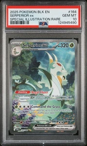 Pokémon Black Bolt Serperior ex Special Illustration Rare 164/086 PSA 10 - Picture 1 of 2