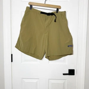 Patagonia Belted Baggies Nylon Shorts hellbraun Herren XL Gorpcore Outdoor Freizeit - Bild 1 von 7