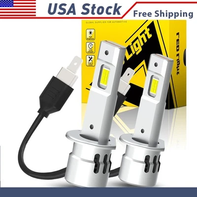 H1 6500K Super Brillantes LED Faros Bombillas Alto Bajo 6500K Blanco AUXITO 2/4x Foto 1 de 4