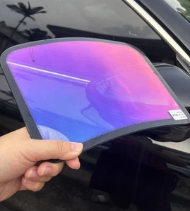 50CM*3M Chameleon Purple Blue to Red Car Side Window Tint Solar Film 65%VLT - Picture 1 of 12