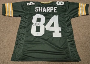 Sterling Sharpe signiertes Trikot Green Bay Packers Football Beckett Witness Autogramm  - Bild 1 von 4