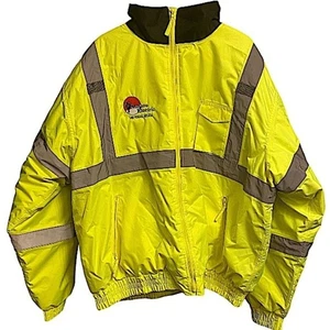 Radwear Reflective Safety Bomber Jacket Size 4XL New Mojave Electric Las Vegas - Picture 1 of 6