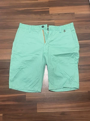 Pantalones Cortos Hombre Modernos Diversión Talla 32 Verde Menta Foto 1 de 4