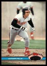1991 Stadium Club #457 Junior Felix California Angels