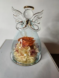 ANLUNOB Muttertag Geburtstag Geschenke für Frauen Mama Oma Frau Glas Engel Figur - Bild 1 von 8