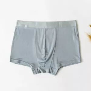 Boxer uomo maglia pura seta 100% slip mutande pantaloncino morbido intimo elasticizzato nuovo - Foto 1 di 15