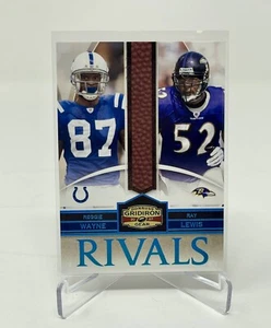 Camisetas Donruss Gridiron Gear 2007 - Rivals #R-14/25 Ray Lewis, Reggie Wayne - Imagen 1 de 2