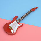 Miniature 18 Cm Mini Wooden Electric Guitar Model Ornaments With Stand Gift ✈