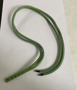 Trollbeads Authentic Double Leather Bracelet Green 17.7” Size TLBEBR-00016