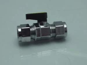 Mini Gas Kompressionskugelhähne, europäische Herstellung 12 mm & 15 mm Öl, Wasser & Luft usw. - Bild 1 von 3