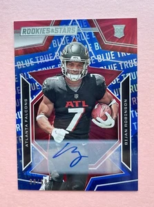 2023 Panini Rookie & Stars Bijan Robinson True Blue Rookie Auto #'d /50 RC - Picture 1 of 2