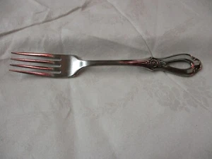Vintage Oneida Heirloom Cube stainless Dinner Fork Toujours - Picture 1 of 3