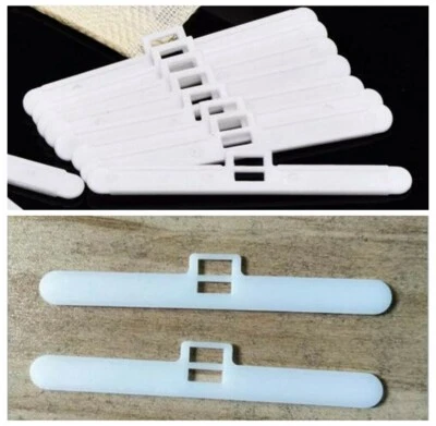 Vertical Blind Clips Hangers To Fit For 89mm Slats Double Slot Type 20pcs - Image 1 of 4
