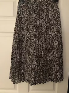 Women's A New Day Animal Print Pull On Maxi Skirt. Elastic Waist Sz XS - Picture 1 of 3
