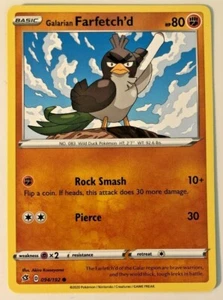 Pokemon Rebel Clash Galarian Farfetch'd 94/192 casi nuevo/m - Imagen 1 de 1