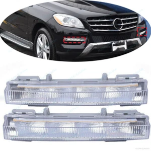 Front Fog Light Daytime Running Lamp For Mercedes Benz W166 ML350 X204 GLK350 - Foto 1 di 8