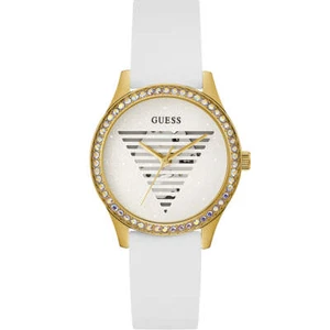 Orologio Donna GUESS LADY IDOL GW0530L6 Silicone Bianco Gold Dorato - Foto 1 di 2