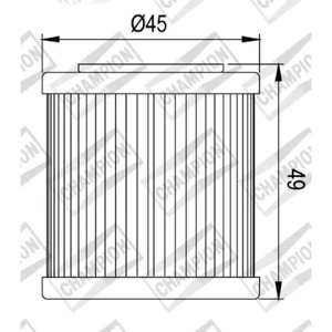 FILTRO OLIO CHAMPION COF463 APRILIA-HUSQVARNA - Imagen 1 de 3