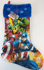 Marvel Avengers Christmas Stocking Comic Hero Iron Man Captain America Hulk