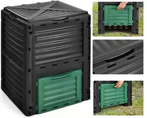 300L Composter Bin Organic Eco Waste Compost Converter Garden Bin Tidy Rotatable - Picture 1 of 6