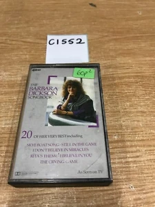 Barbara Dickson Songbook 20 Of Her Very Best Cassette Tape - Picture 1 of 3