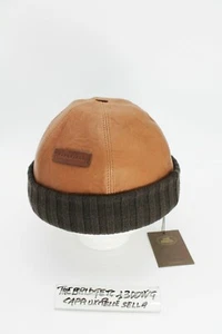 Cappello Unisex-Pelle e Lana- Col.Marrone - Cod. TC1300WG - The Bridge - Picture 1 of 6