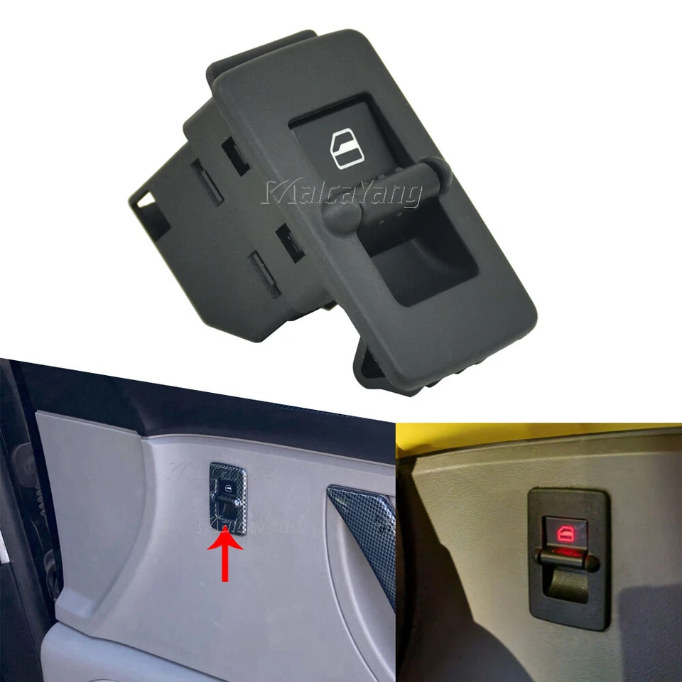 Right Passenger For VW Beetle 1998-2010 Power Window Switch Button 1C0959855 - Image 1 of 4
