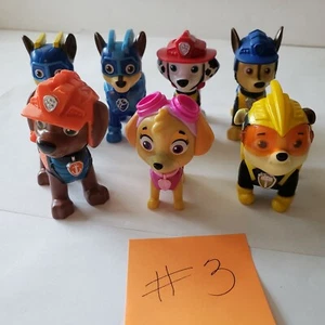 Lote de 7 Cachorros Paw Patrol Figura de Acción Marshall Skye Chase Rubble Zuma Usados - Imagen 1 de 11