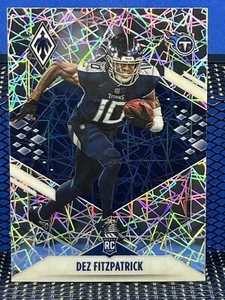 2021 Panini Pheonix DEZ FITZPATRICK Silver Laser Houston Texans RC Rookie Card - Picture 1 of 2