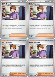 Bill's Transfer 156/165 - Pokemon 151 - Trainer Card Set - Playset 4x - Picture 1 of 1