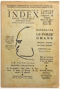 FUTURISMO BRAGAGLIA “INDEX” RIVISTA BREVIARIO ROMANO ANNO VI° GIUGNO 1924 - Picture 1 of 5