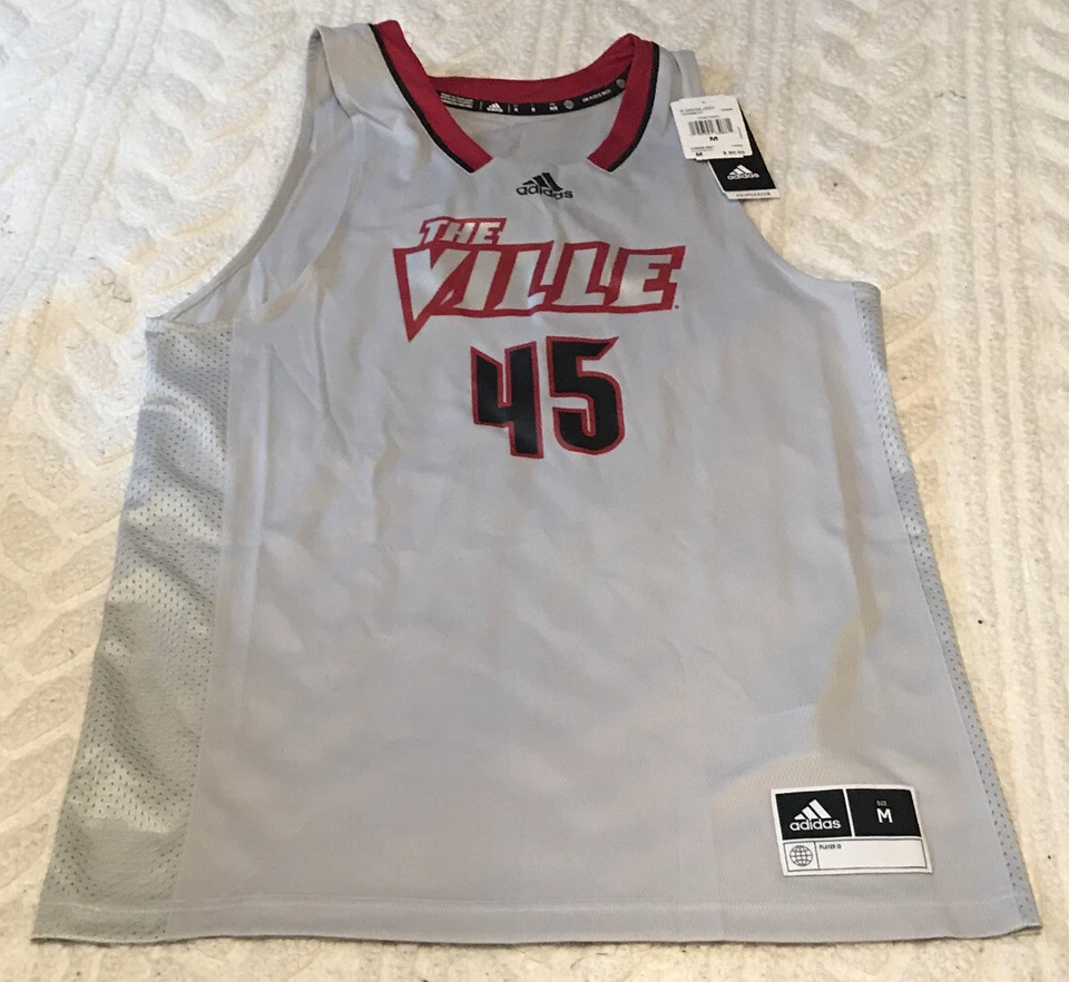 Adidas Louisville Cardinals Basketball Jersey Donovan Mitchell #45 Sz Medium